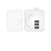 Password Change Tool Included 3-Digit Combination Lock Easy to Install Self-Adhesive Lock