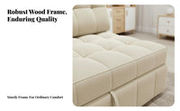 Multi-Functional Single Fold-extendable Bed Multifunctional Design Pull-extendable Single Sleeper Chair Foldable transformable Armchair Space-Saving for Apartment Dwellers, Homeowners, Office Workers, Living Room, Small Spaces, Bedroom