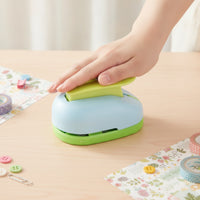 Scalloped Postage Stamp Punch Perforated Stamp-Shaped Paper Punch Compact Lightweight for Journalers, Journaling, Classroom Crafts
