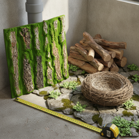 Artificial Tree Bark Cover for Pipes and Columns, Decorative Faux Plant Vine for Balcony Landscaping