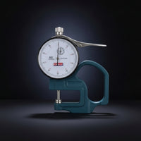 Dial Thickness Gauge Zero Setting Analog Thickness Gauge Double-Range Scale Measurement Tool for Inspectors, Machinists
