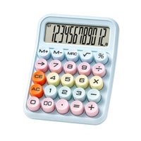 Desk Calculator with Large LCD Display Easy-to-Read Calculator with LCD Display Battery Powered Comfortable for Bookkeepers
