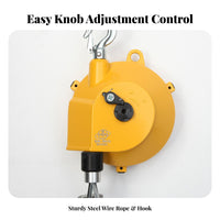Sturdy Duty Coil Suspender Long-Lasting Retractable Tool Suspender Hanging Tool Retractor High-Strength Steel Wire Workshop
