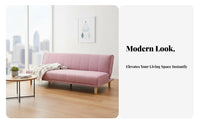 Folding Sleeper Sofa Multi-Functional Folding Wooden Frame Sleeper Space-Saving reconfigureable Couch for Apartment Dwellers, Guests, Bedroom, Home Office