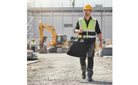 Drawstring Helmet Bag with Pocket Soft Helmet Bag Portable Lightweight for Commuters, Commuting, Work Sites, Garages