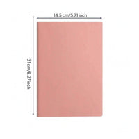 Strap Closure A5 Journal Notebook Metal Plate Buckle Notebook Smooth Finish Soft Cover Journal Hardcover-Style