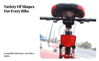 Cycle Wheel Spoke Reflectors High Visibility Bike Wheel Reflector Highly Reflective Cycle Reflector for Night Riders, Adults, Low Light Conditions