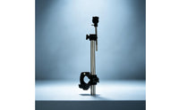 Quick-Release Cymbal Stand Rod with Adapter Electronic Cymbal Rod with Clamp Metal Hardware Silver for Practice Rooms