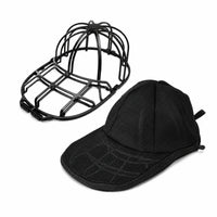 Curved Brim Cap Washing Cage with Mesh Bag Safeguarding Hat Shaper Zippered Laundry Accessory Rigid for Travelers
