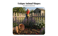 Waterproof Solar Creature Garden Light Energy Saving LED Creature Figure Stake Light Auto On/deactivate for Yard, Patio, Pathway