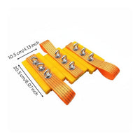 3 Pieces Indentation Removal Strap Easy to Use Car Panel Puller Heavy Duty Paintless Auto Body Puller Kit for Professionals, Mechanics, Garage