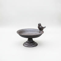 Cast Metal Avian Feeder Freestanding Pedestal Bird Feeder Heavy Duty for Gardeners, Patio, Yard, Balcony