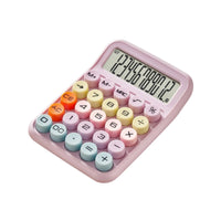 Desk Calculator with Large LCD Display Easy-to-Read Calculator with LCD Display Battery Powered Comfortable for Bookkeepers