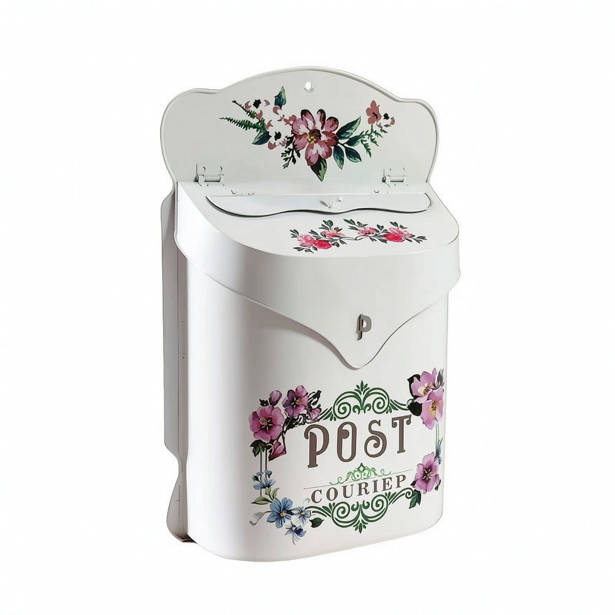 Wall-Mounted Mailbox Decorative Wall-Mounted Mail Box Locking for Office