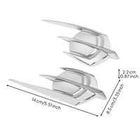 Side Air Inlet Cover Exterior Radiator Side Trim Detail Decorative Vehicle Accessory