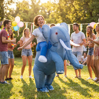Inflatable Elephant Costume Blow Mountedon Elephant Costume Adult Disguise for Adults, Stage Performances, Christmas Events