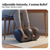 Fully Automatic Kneading Foot Massager Auto Shutoff Deep Tissue Kneading Massager Ergonomic Design Heated Massage Pillow Multi-Functional for Office, Car