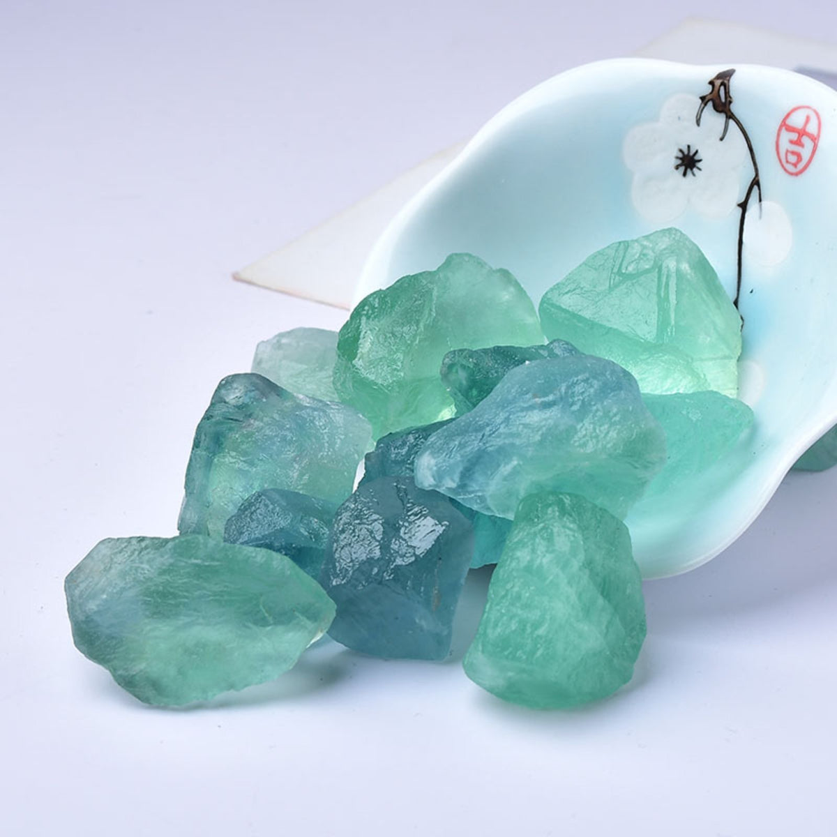 Natural Fluorite Crystal Stones for Decor and Landscaping
