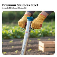 Long Handle Ling Transplanter Multi-Functional Long Handled Ling Transplanter Easy to Use Stand-up Vegetable Planter for Gardeners, Farm, Yard