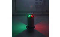 Red Green Boat Light 12V/24V Compatible Red Green Vessel Lamp Stainless Steel Cover Yacht Bow Lamp for Sailboat