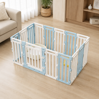 Large Animal Enclosure, Modular Composite Rabbit Enclosure, 103x70x90cm with Access, for Puppies and Small Animals