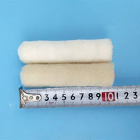Small Corner Paint Roller Tool, Galvanized Handle Wool Paint Roller, Mini Paint Roller Set with Handle, Paint Roller for Smooth Wood Metal Surface