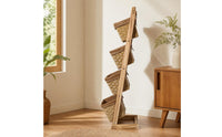 Rack with Baskets 4-Tier Basket Organizer Stand Freestanding for Living Room