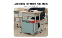 Rolling beneath-desk wheeled organizer With casters Organizer container Large Capacity for Study Room
