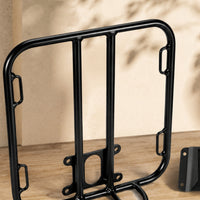 Front Bike Cargo Rack tube Front Bike Rack with Elastic Cord Rectangular for Commuters, Cyclists, Commuting, Errands