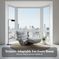 Upholstered Armchair Feline-Resistant Resistant Ergonomic Enveloping Chair Lumbar Support Modern Design for Pet Owners, Balcony