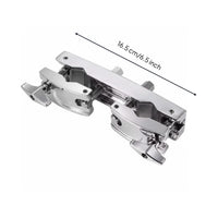 Alloy Drum Cymbal Mount Heavy Duty Adjustable Cymbal Holder Chrome Finish Drum Set Extension Clamp Quick Release for Percussionists, Live Performance