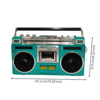 Boomboxes with USB Slot Versatile Boomboxes with Cassette Audio Logging Device Power Cassette Player for Music Lovers, Bedroom, Office