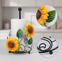 Decorative Countertop Paper Towel Holder Sturdy Freestanding Paper Towel Holder Stylish Space-Saving for Kitchen