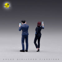 VM 1/64 Business Suit Miniature Figure Set for Men and Women