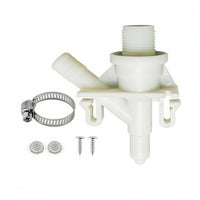 RV Toilet Water Valve Kit Pedal-Flush RV Toilet Valve with Filters for Campers