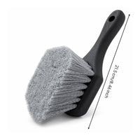 Wheel and Tire Brush Short-Handled Wheel and Tire Cleaning Kit Rim Clean Brush for Auto Detailing