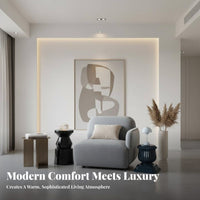 Nordic Aesthetic Tofu Block Sofa Minimalist design Living Room Furniture Lowsilhouette sectionable Couch firm density Foam Cushions for Families, Homeowners, Interior Designers, Lounge Area, Home leisure