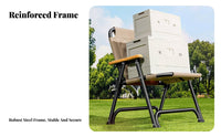 Lightweight Low-Height Camp Chair Compact Low-Height Camp Armchair Installatisingleffortless Folding Seat Sturdy Frame for Campers, Beachand Goers, Anglers, Camping, Picnic, Picnics, Fishing
