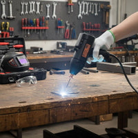 Handheld Metal Joining Machine Adjustable Current Portable Electrical Discharge Welder for Beginners, DIY Enthusiasts