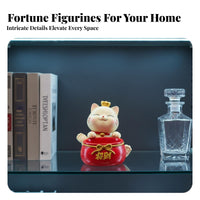 Chinese Design Lucky Ornament Ideal Housewarming Gift Auspicious Deer Statue Auspicious Meaning Feng Shui Decoration for New Homeowners, Entrance Home