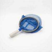 Fine Mesh Pool Skimmer Net with Aluminum Handle Liner-Safe Pool Hand Leaf Skimmer Net Lightweight Cleaning Tool Sturdy for Swimming Pools, Spas, Hot Tubs