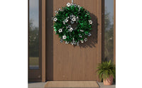 Championship Soccer Event Party Wreath Festive Decoration Football Theme Garland Easy to Hang for Kids