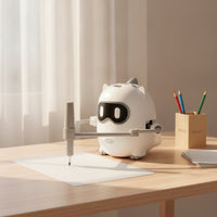 Creative Drawing Robot with Cards Compact Drawing Robot with Pens Tabletop Robotic Artist Guided for Classroom