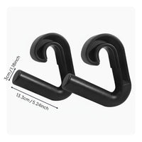2 Pieces Pull Up Handles Grips Multifunctional Deadlift Hook Handles Ergonomic Design Barbell Rowing Grips for Bodybuilders, Gym