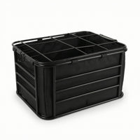 Zippered Cycle Rear Basket with Lid Rigid Rear Bike Basket Portable Versatile for Grocery Shopping