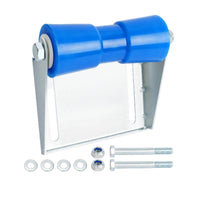 Boat Trailer Roller with Bracket Stable Trailer Roller Bracket Reliable Hardware for Marine Transport