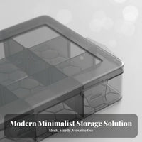 Compact Design Adjustable Divider Case Sturdy Construction Adjustable Divider Box Multi-Functional Small Parts Storage Heavy Duty for Repair Technicians, DIY Enthusiasts, Workshop, Garage, Craft Room, Job Site