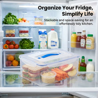 Food Storage Containers with Lids, Airtight Food Storage Containers for Leftovers, Meal Prep Containers, Reusable Food Storage Containers