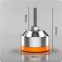 Anti-Slip Threaded Leveling Foot Heavy-Duty Levelers Compact Hardware Wear-Resistant for Machinery