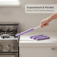 Japanese Gap Cleaning Brush with Electrostatic Dust Removal Duster for Air Conditioners and Musical Instruments